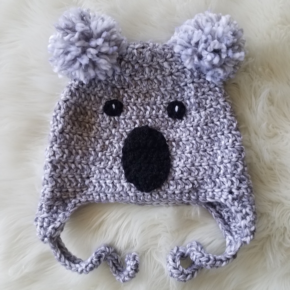 crochet koala hat